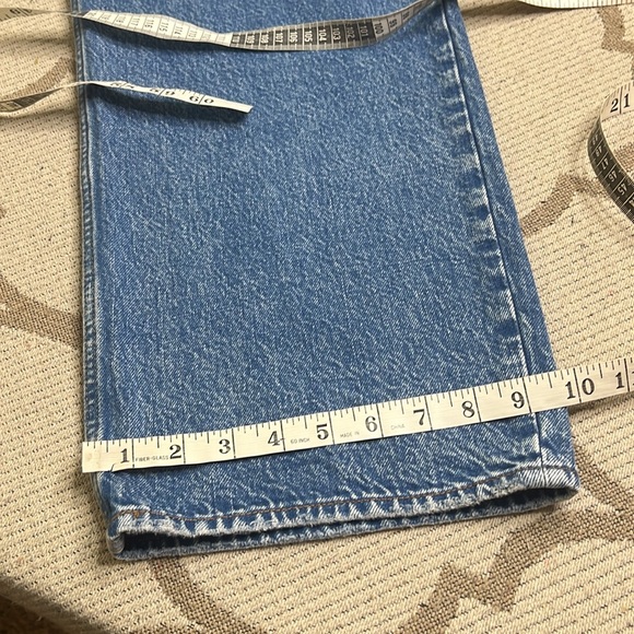 Abercrombie & Fitch Curve Love The Loose High Rise Blue Denim Jeans, size 10 - Picture 9 of 13